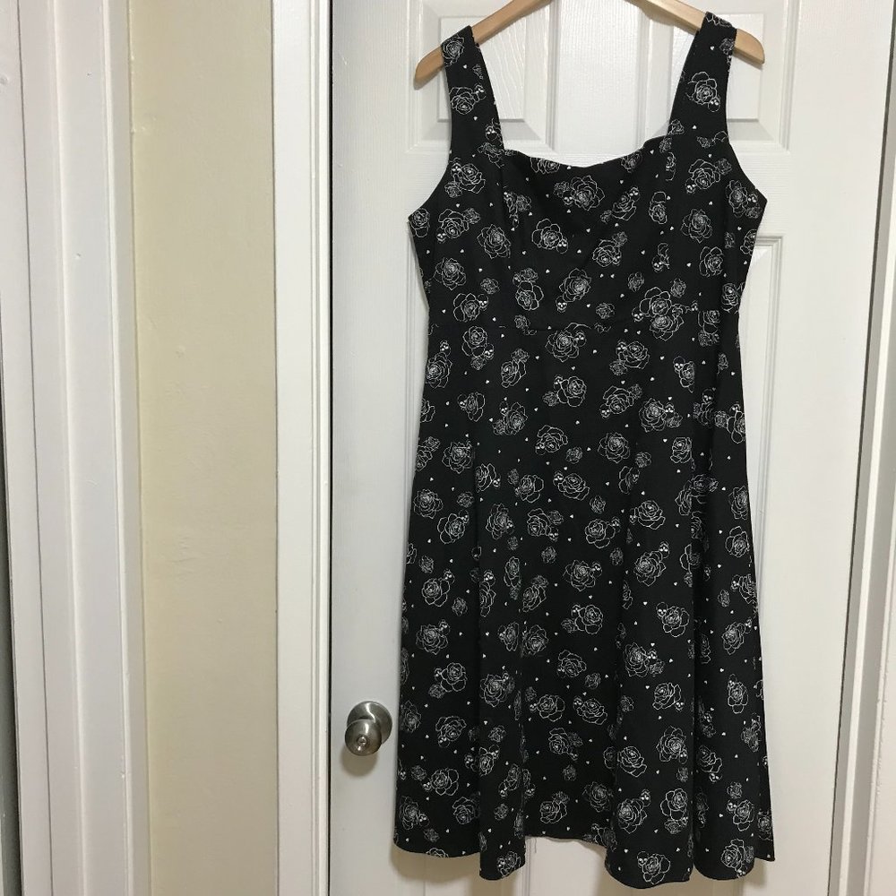Torrid Size 12 Black Swing Dress